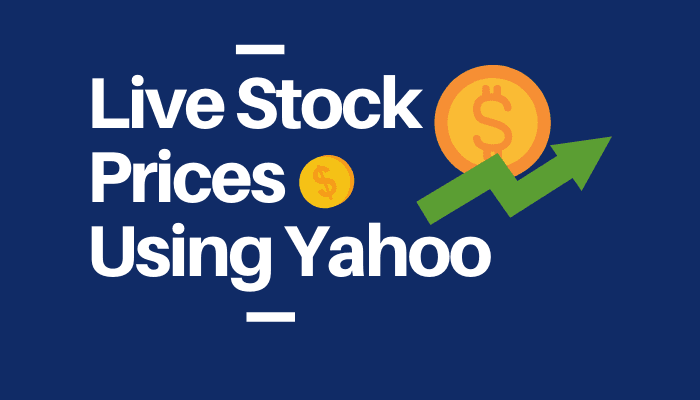 Live Stock Prices 💰️ Using Yahoo 📈 Finance & BeautifulSoup